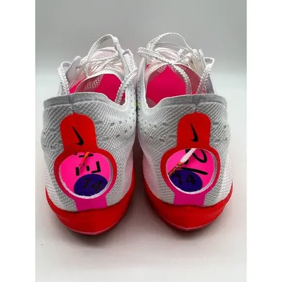 Nike ZoomX Dragonfly Rawdacious DJ5255 100 Sprint Spikes White Size 14 NEW - Picture 10 of 12